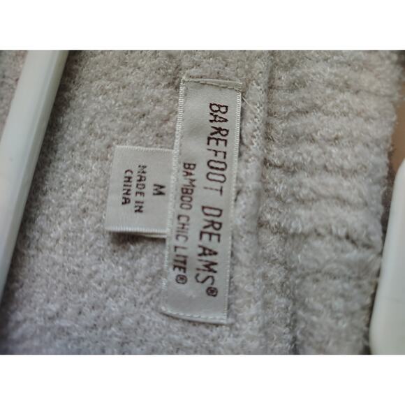 Barefoot Dreams Chic Lite Open Cardig Lite Gray Womens Size Medium - Picture 4 of 5